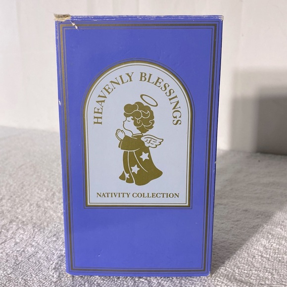 Vintage 1986 Avon Heavenly Blessings Nativity Collection Ceramic Figurines - Picture 15 of 15